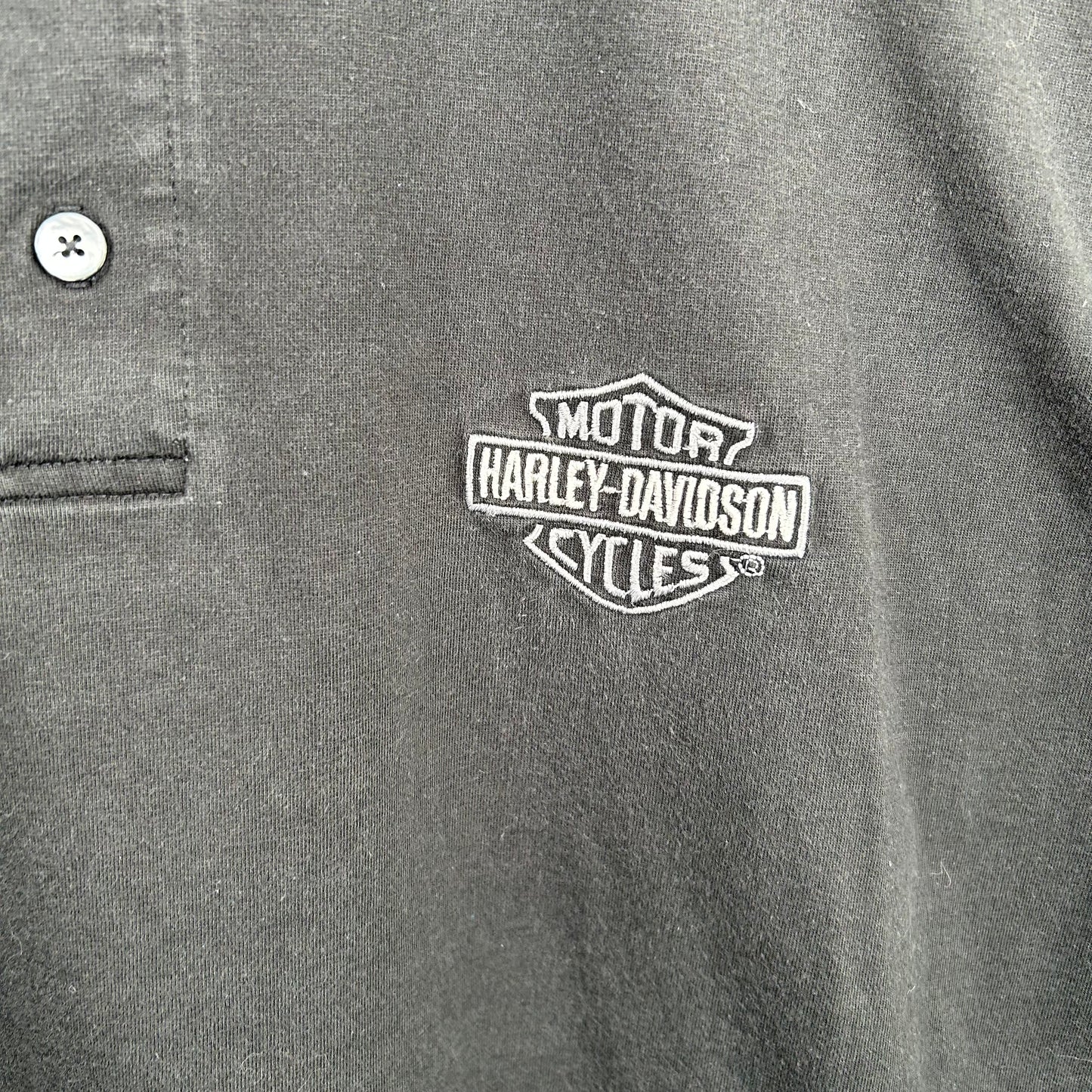 Y2K Harley Davidson Polo Tee (XL)
