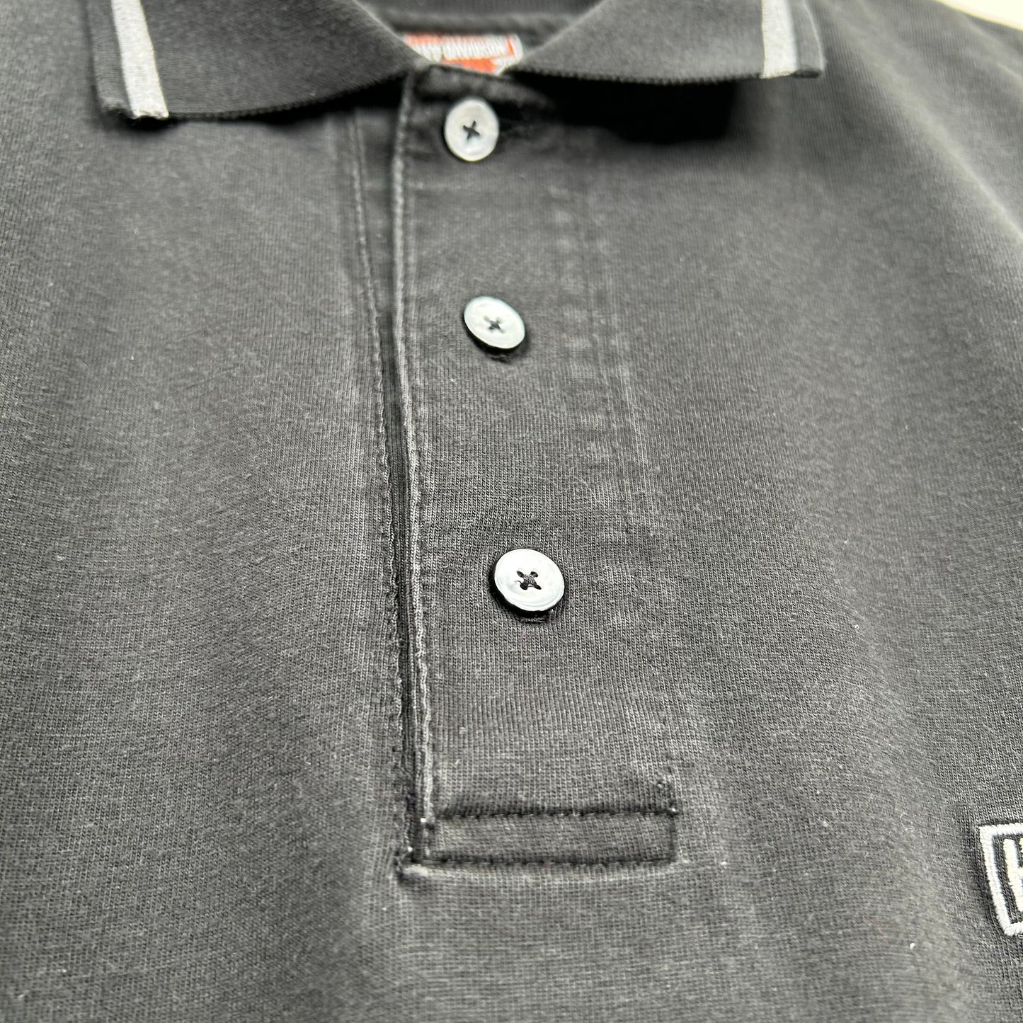 Y2K Harley Davidson Polo Tee (XL)