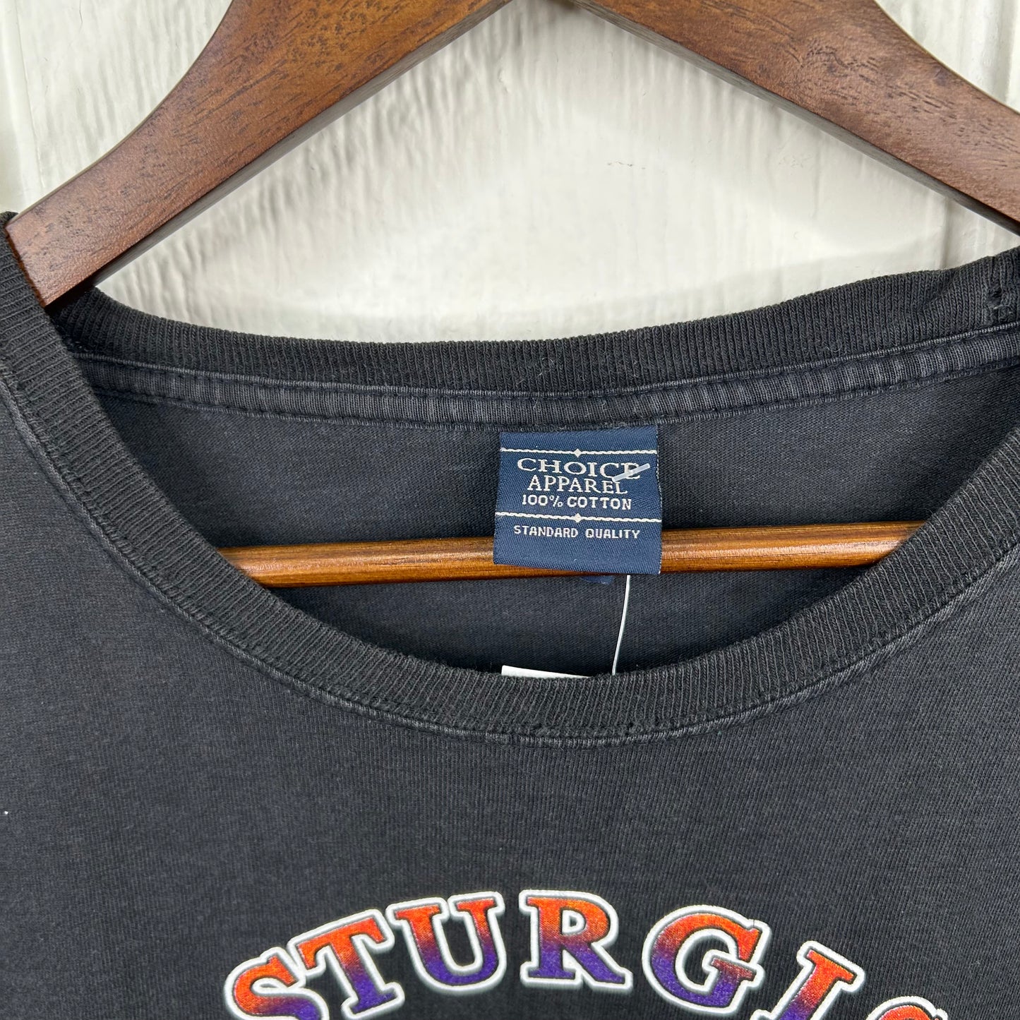 Y2K Sturgis Black Hills Rally Flames Long Sleeve Tee (XL)