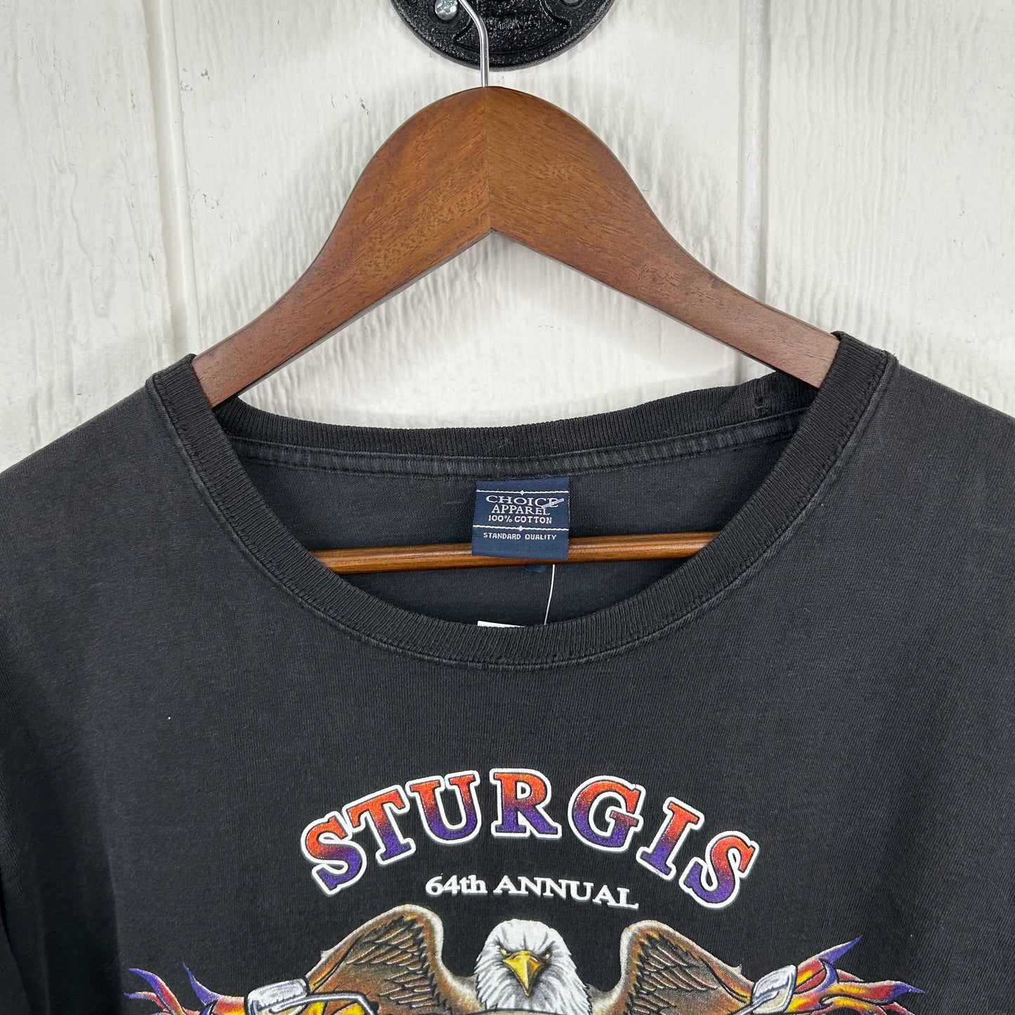 Y2K Sturgis Black Hills Rally Flames Long Sleeve Tee (XL)
