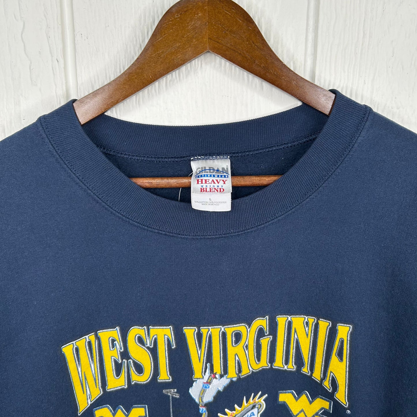 Vintage 2006 WVU Mountaineers Nokia Sugar Bowl Crewneck (L)