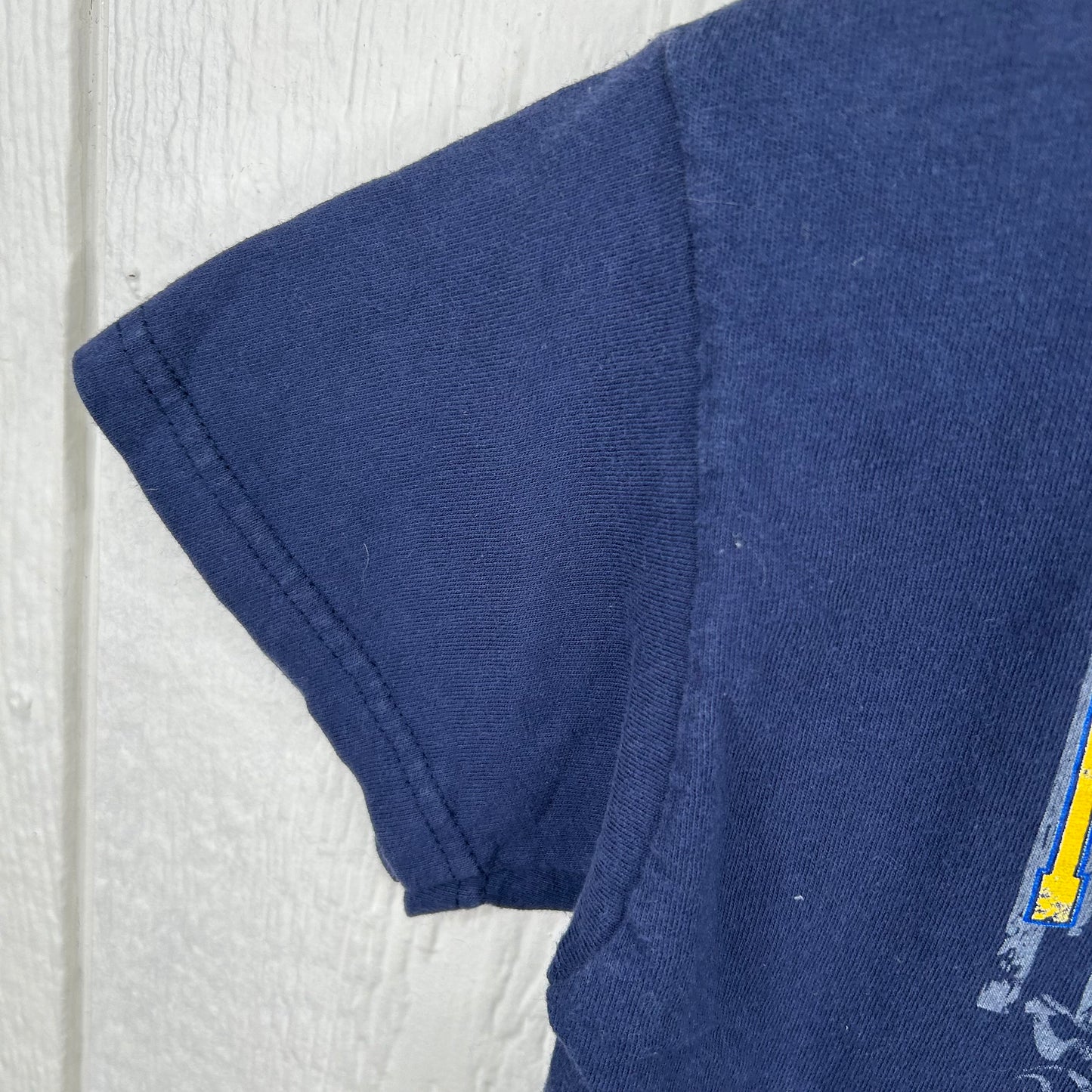 Y2K WVU Mountaineer Tough Double-Sided Baby Tee (S)