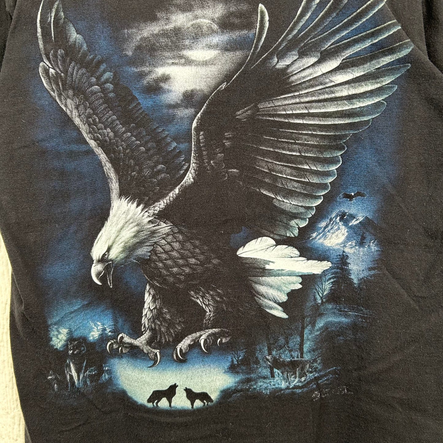 Y2K Western Nature Double Sided Graphic Tee (M)