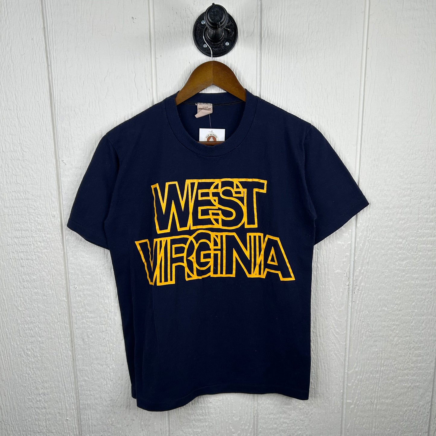 Vintage 80's West Virginia Graphic Print Tee (M)