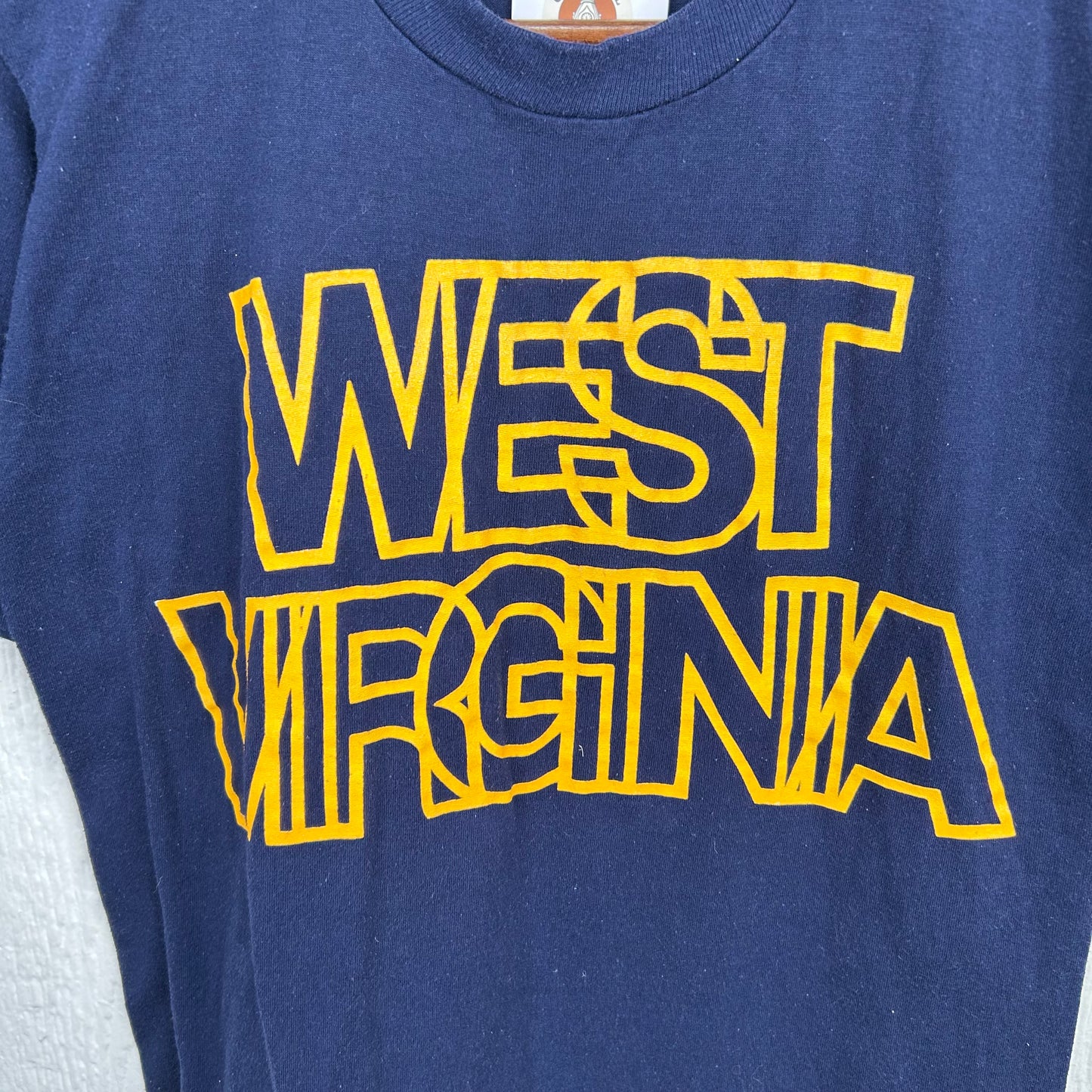 Vintage 80's West Virginia Graphic Print Tee (M)