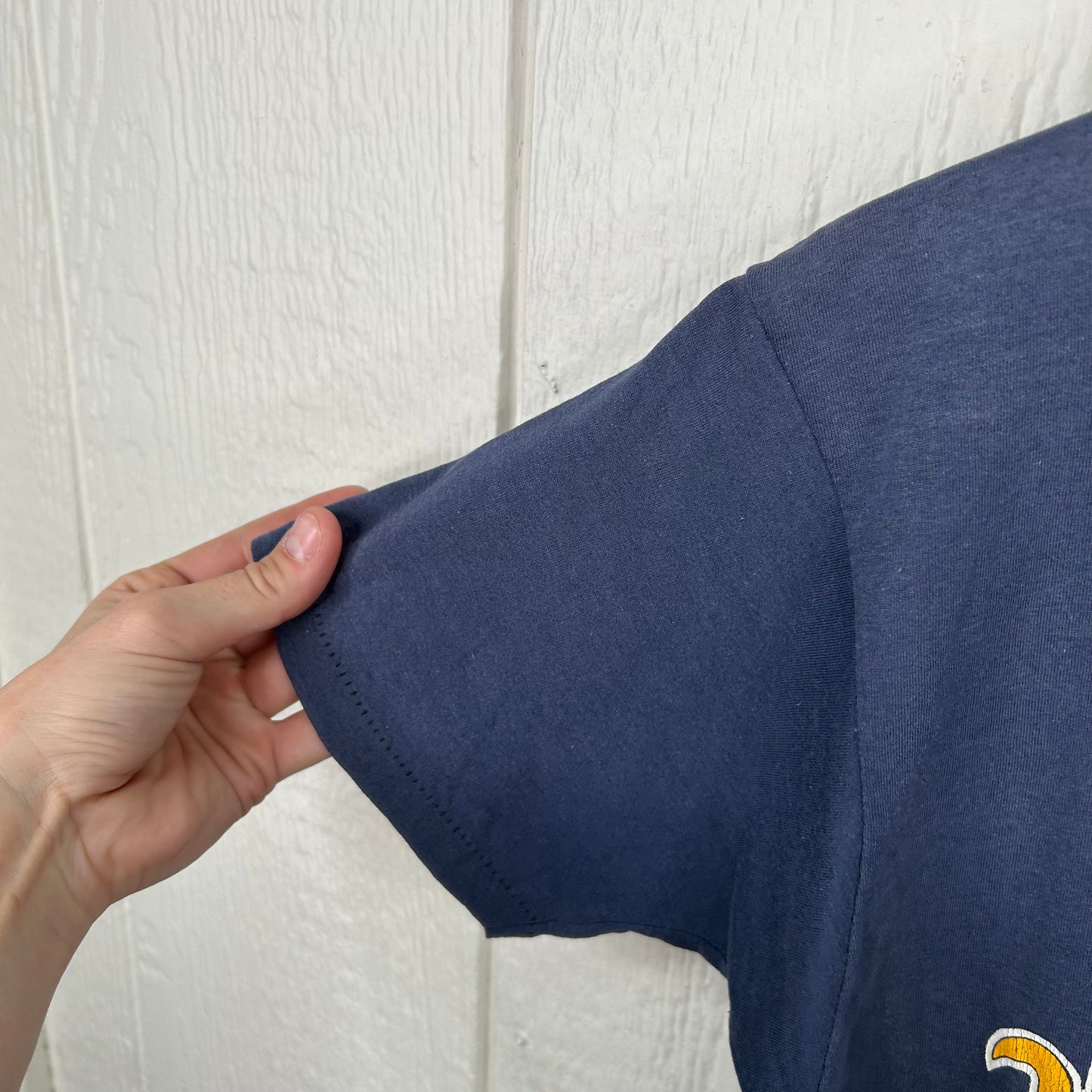 Vintage 80's West Virginia Script Print Graphic Tee (L)