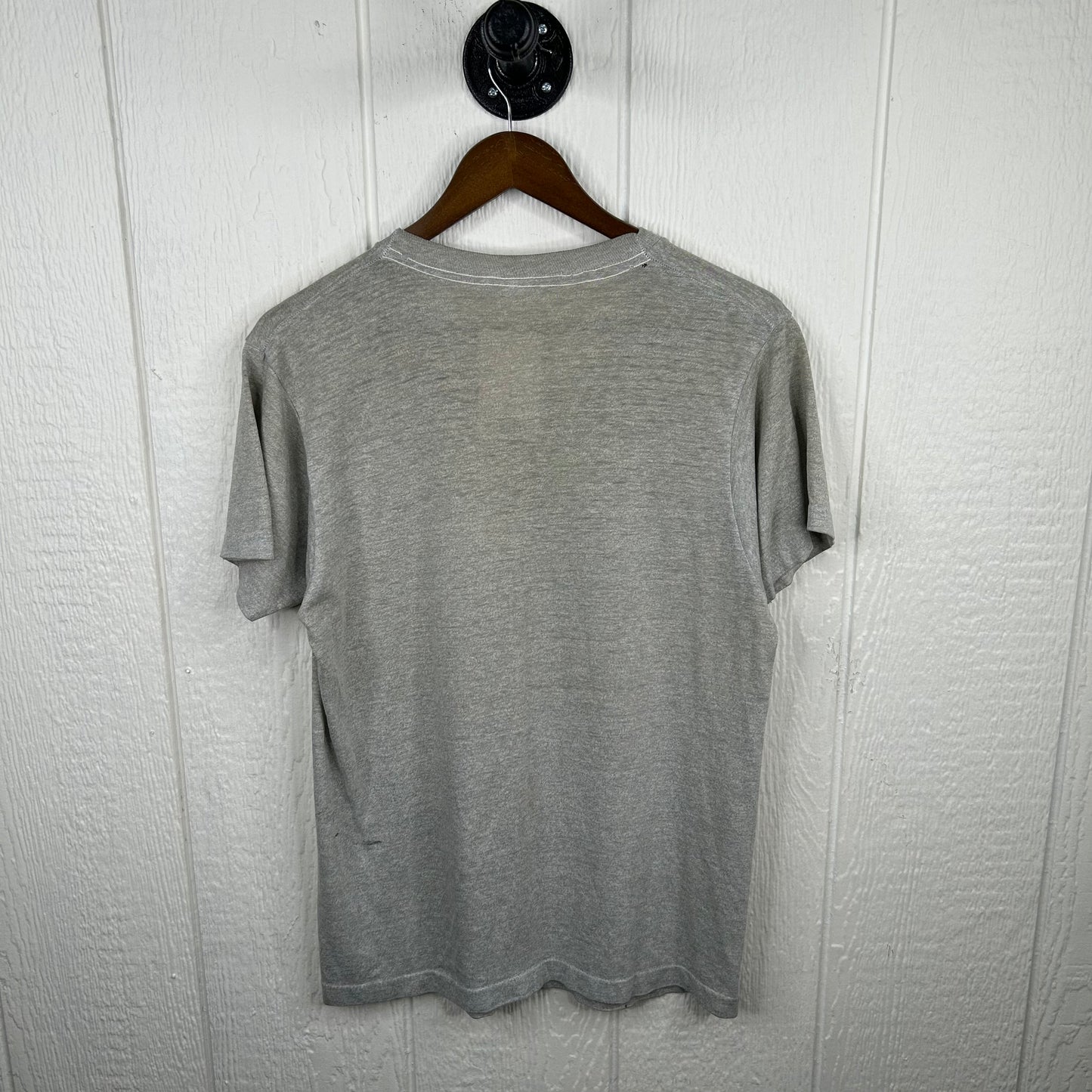 Vintage 80's Mountaineer Proud Thrashed Graphic Tee (M)