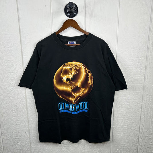 Y2K 'The Mark of the Millenium' Graphic Tee (XL)