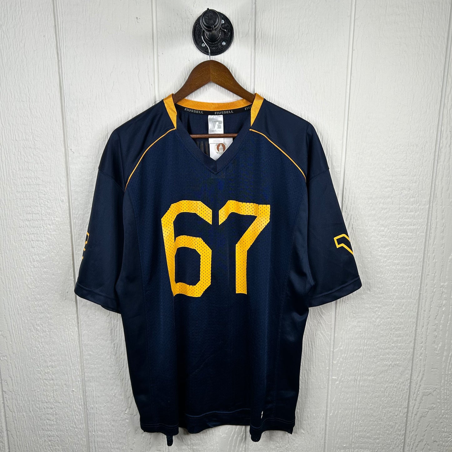 Y2K WVU Mountaineers Number 67 Football Jersey (XL)