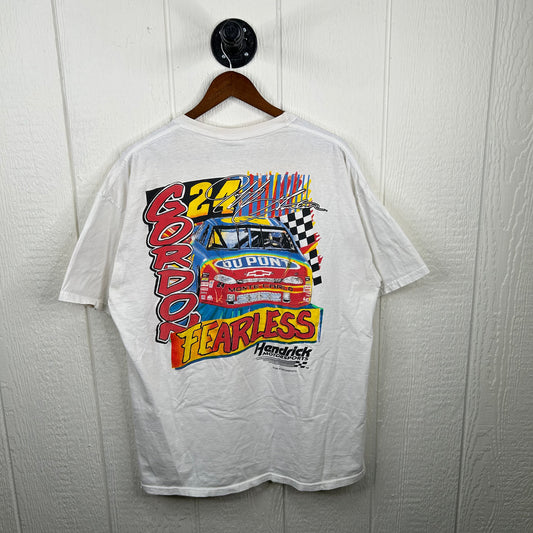 Vintage 1998 Jeff Gordon 'Fearless' NASCAR Graphic Tee (XL)