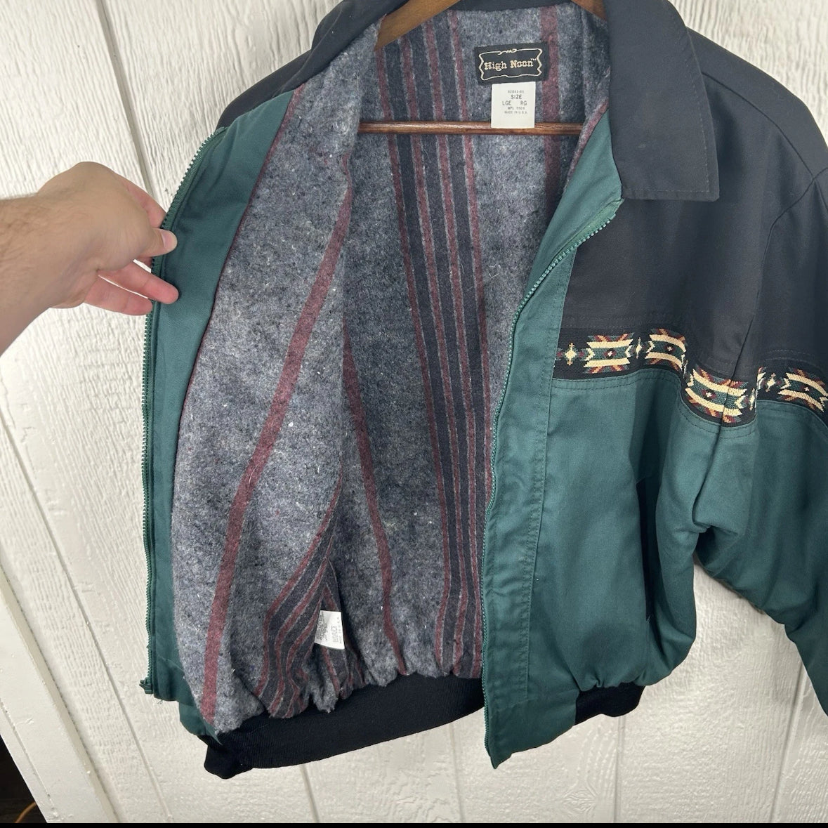 Vintage 90’s High Noon Western Aztec Jacket (L)