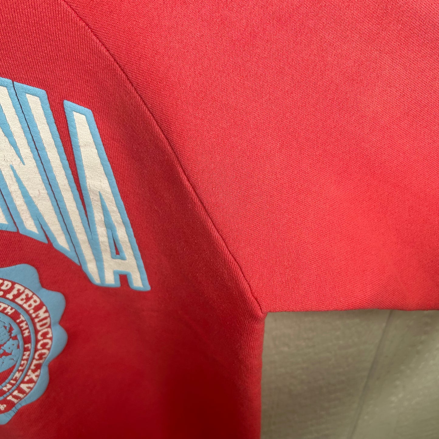 Vintage 90's Bubblegum Pink West Virginia University Seal Crewneck (L)