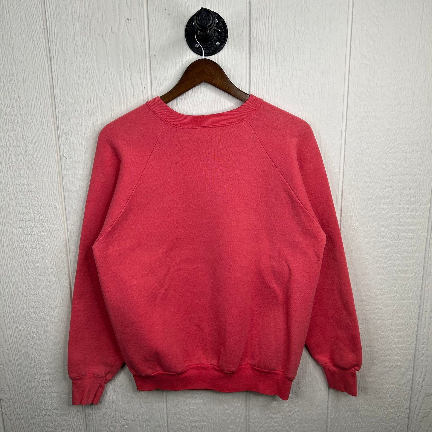 Vintage 90's Bubblegum Pink West Virginia University Seal Crewneck (L)