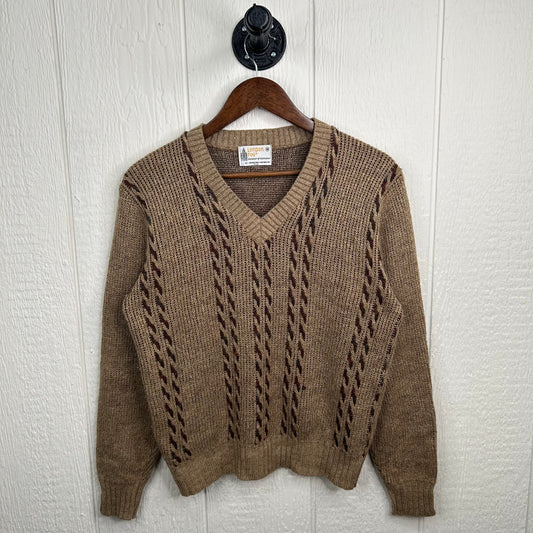 Vintage 90's London Fog Neutral Wool Sweater (M)