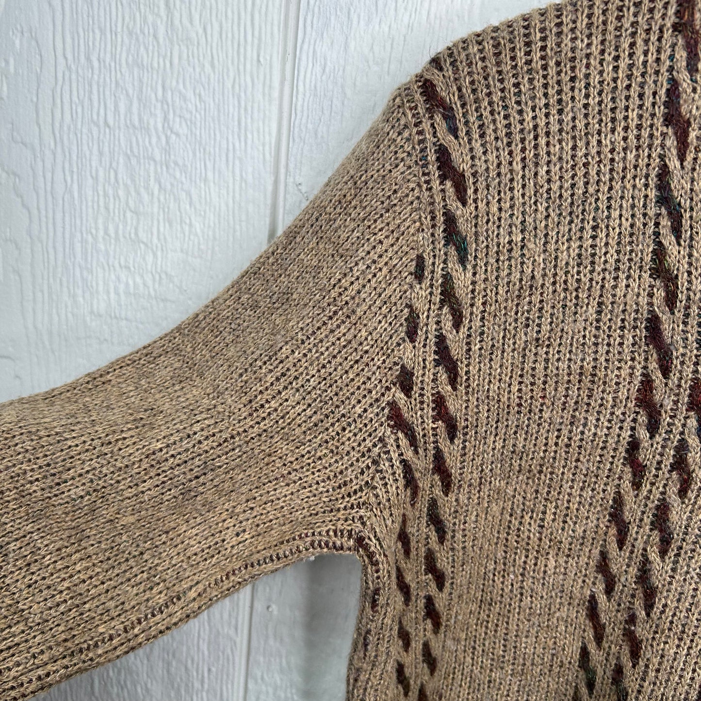 Vintage 90's London Fog Neutral Wool Sweater (M)