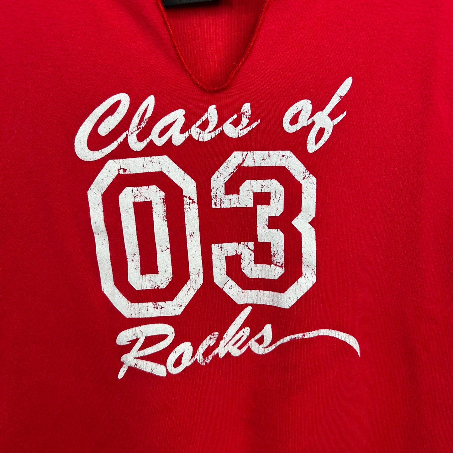 Vintage 2003 'Class of 03 Rocks' Baby Tee (XL)