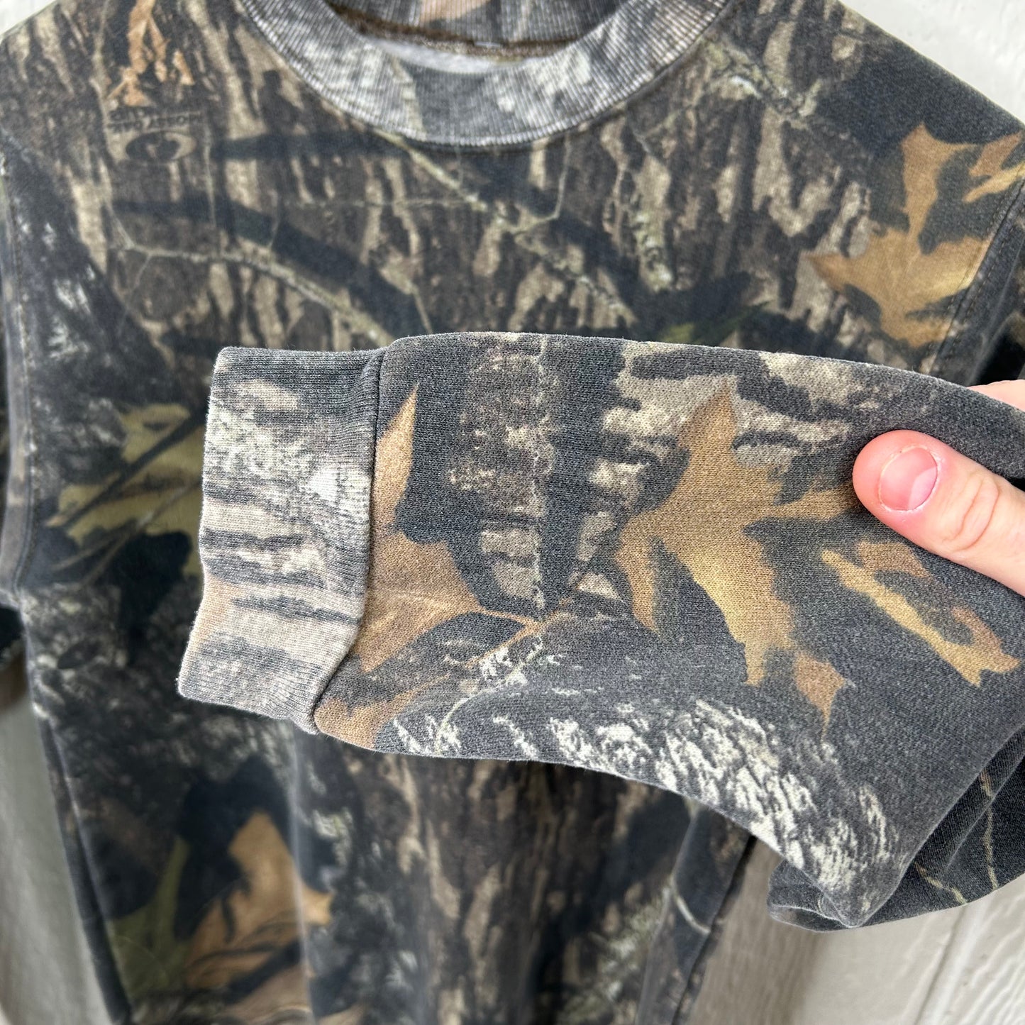 Vintage Mossy Oak Camo Crewneck (S)