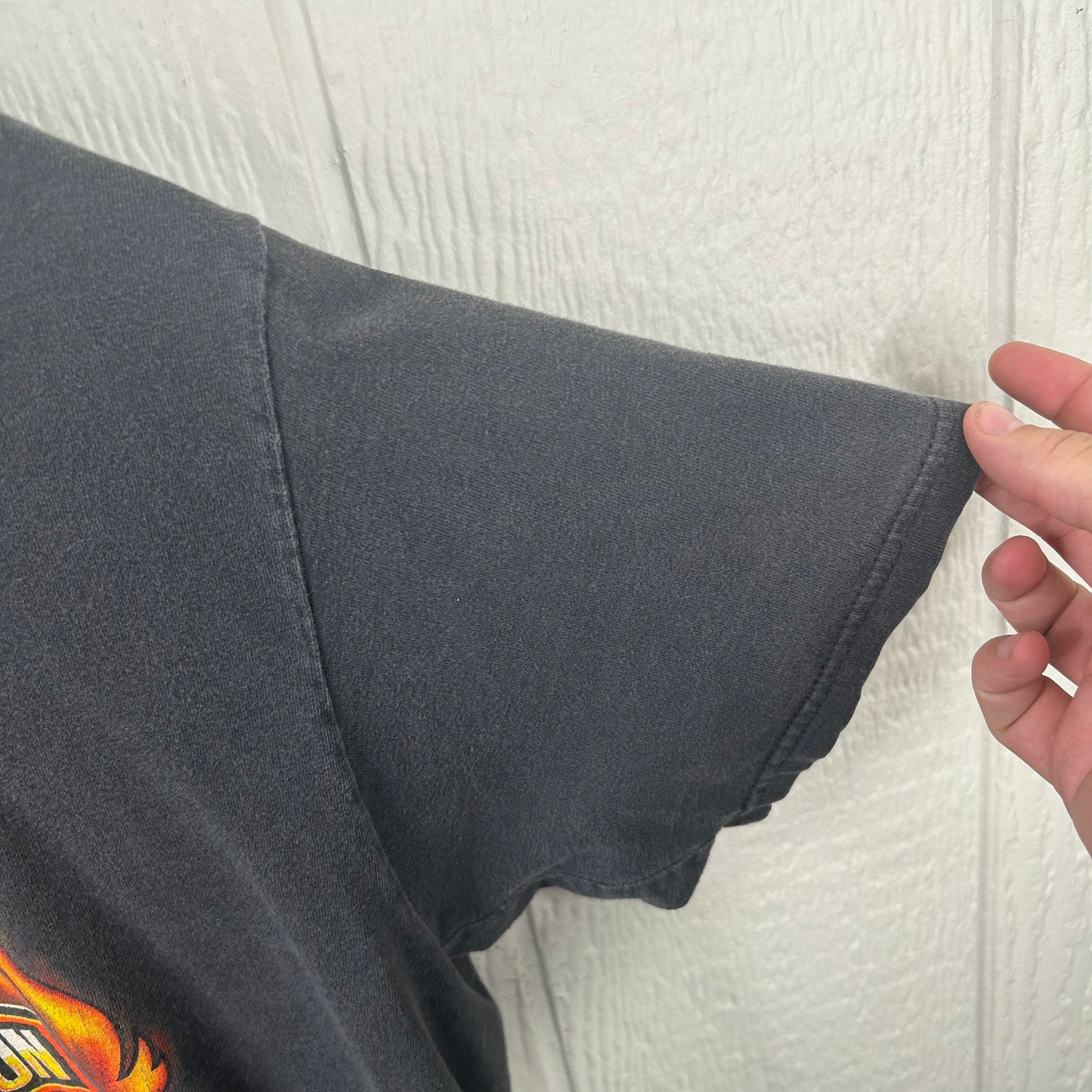 Vintage 90's Harley Davidson Fire Ball Fairmont WV Tee (L)