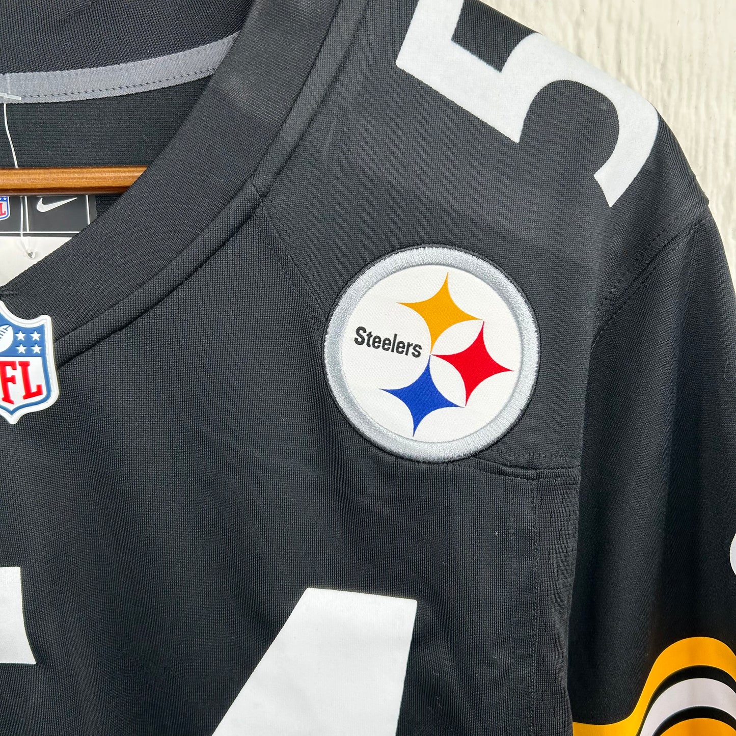 Modern NFL Pittsburgh Steelers Zach Frazier Football Jersey (S)