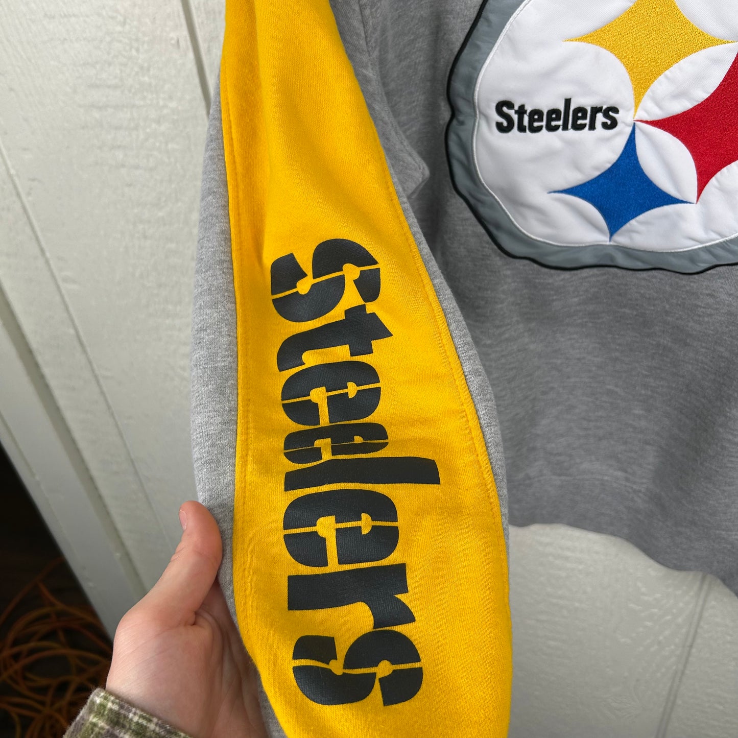 Y2K Pittsburgh Steelers Starter Sleeve-Hit Crewneck (S)