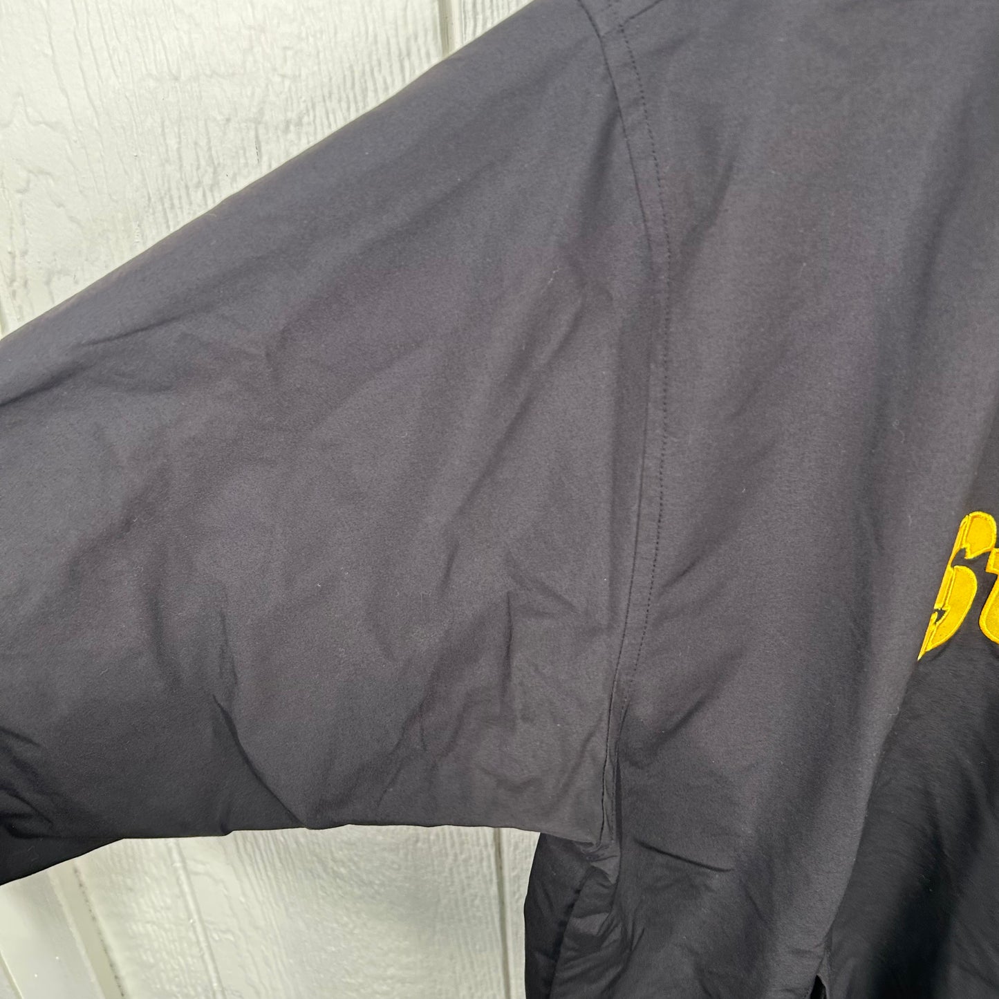 Y2K Pittsburgh Steelers NFL V-Neck Windbreaker (M)