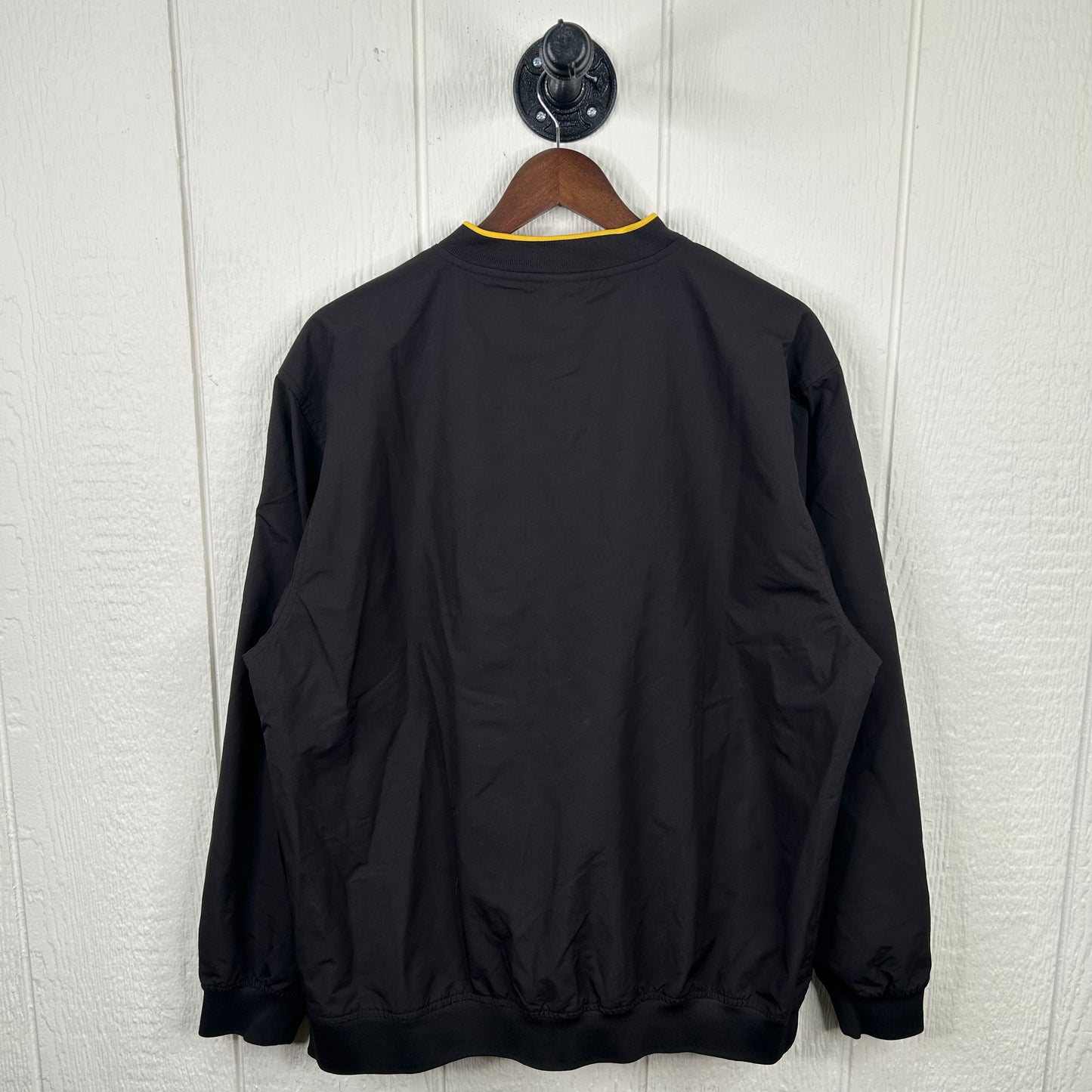 Y2K Pittsburgh Steelers NFL V-Neck Windbreaker (M)