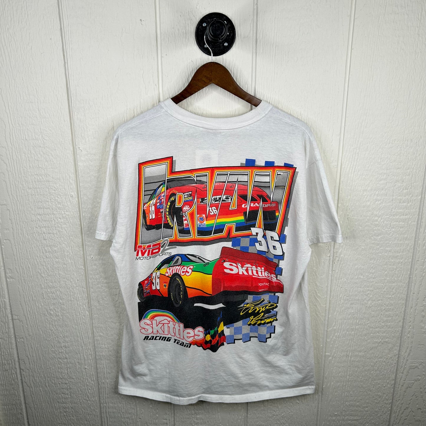 Vintage 1998 NASCAR Skittles Racing Team Tee (L)