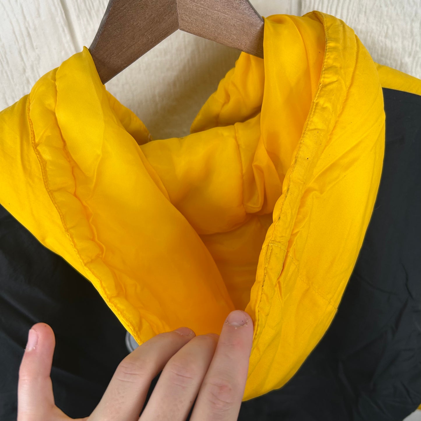 Vintage 90's Pittsburgh Steelers NFL Game Day Quarter-Zip Puffer Jacket (L)