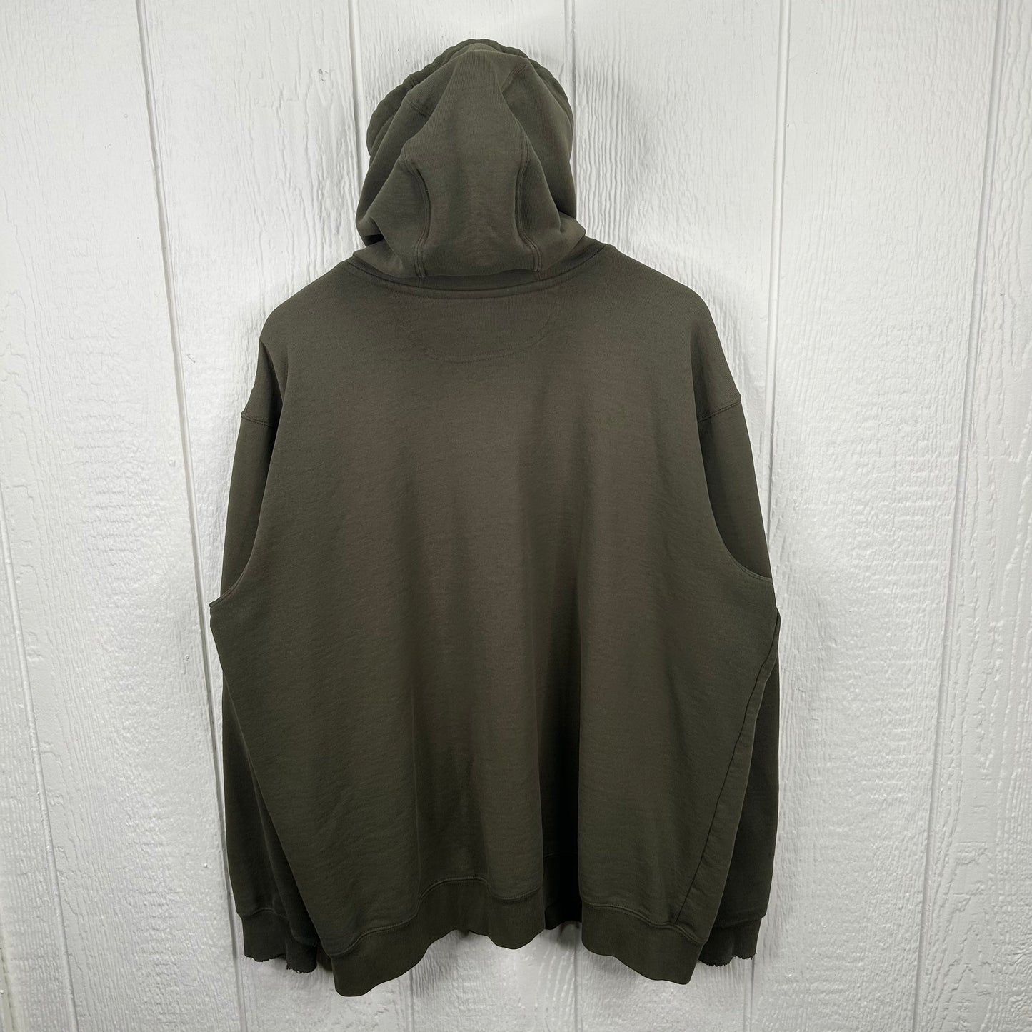 Y2K Forest Green Full-Zip Carhartt Hooded Jacket (XL)
