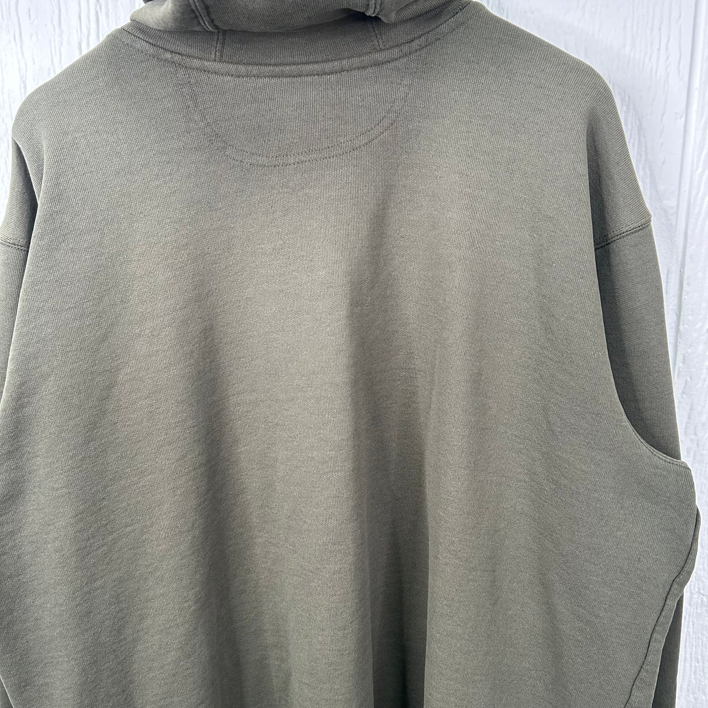 Y2K Forest Green Full-Zip Carhartt Hooded Jacket (XL)