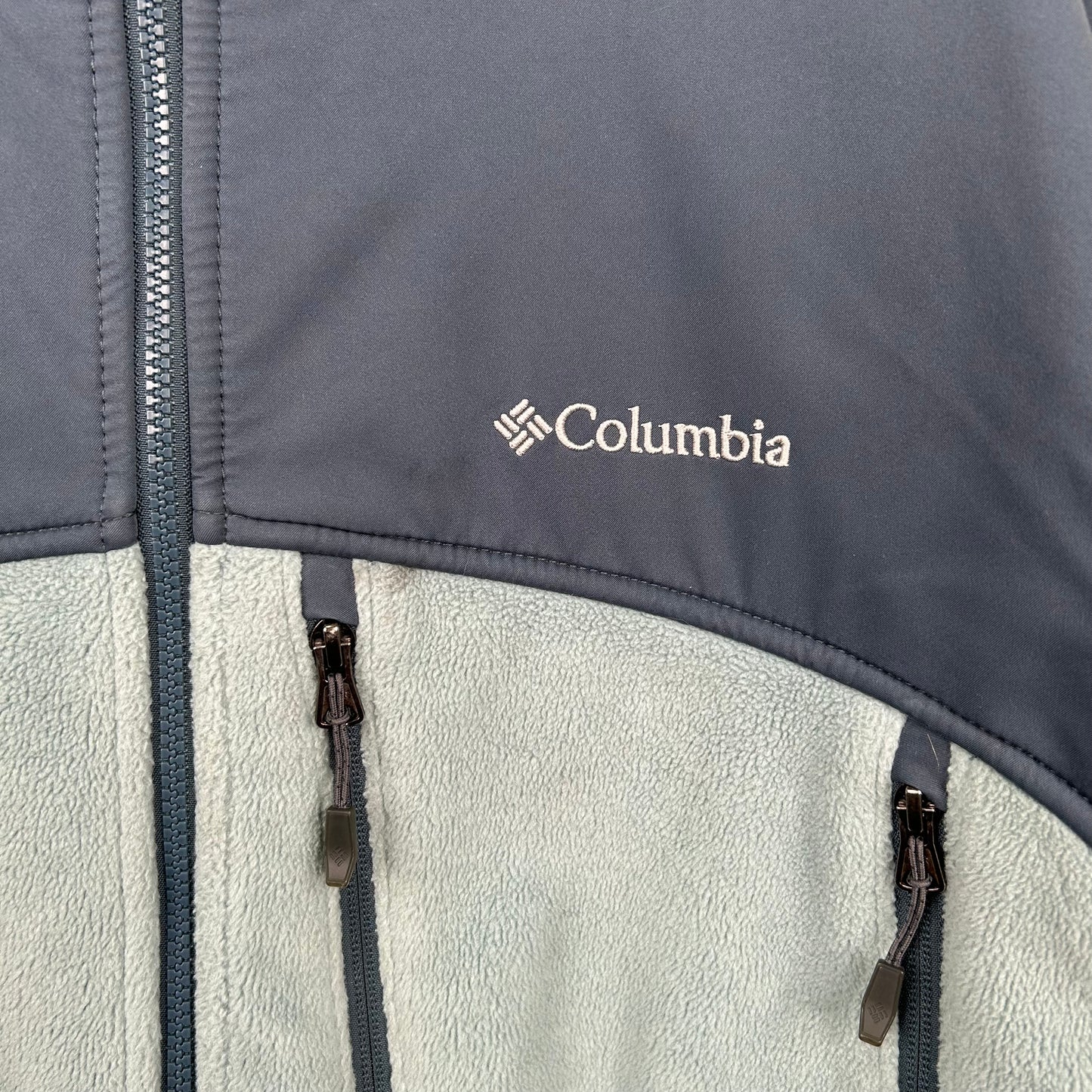 Y2K Navy & Blue Columbia Therm Lined Zip-Up Jacket (XXL)