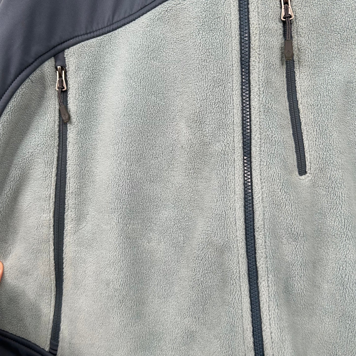 Y2K Navy & Blue Columbia Therm Lined Zip-Up Jacket (XXL)