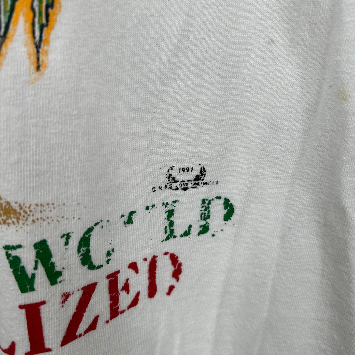 Vintage 1997 'I Have A Dream Some Day It Would Be Legalized' Marijuana Tee (XXL)