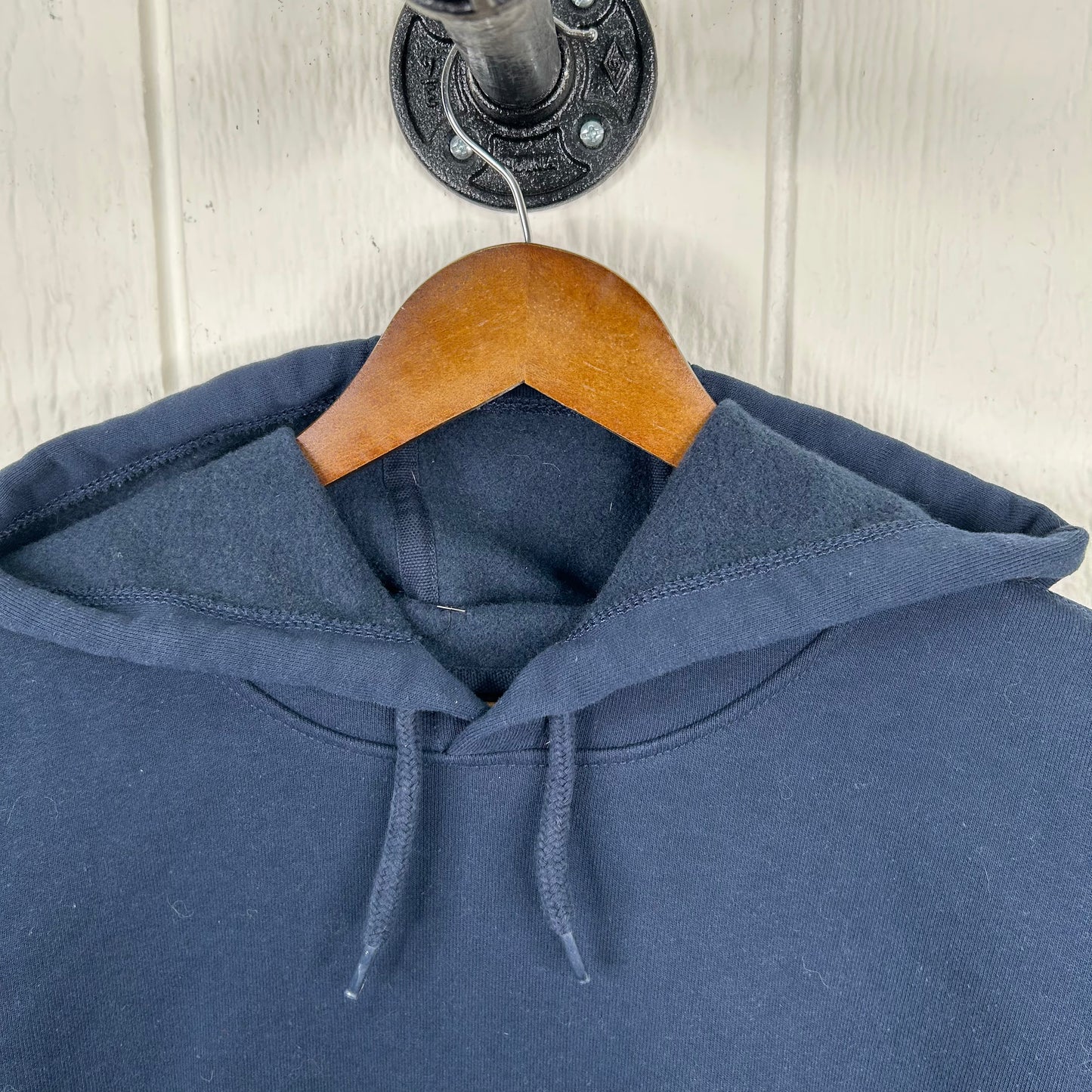 Y2K Navy Sleeve Hit Carhartt Hoodie (L)