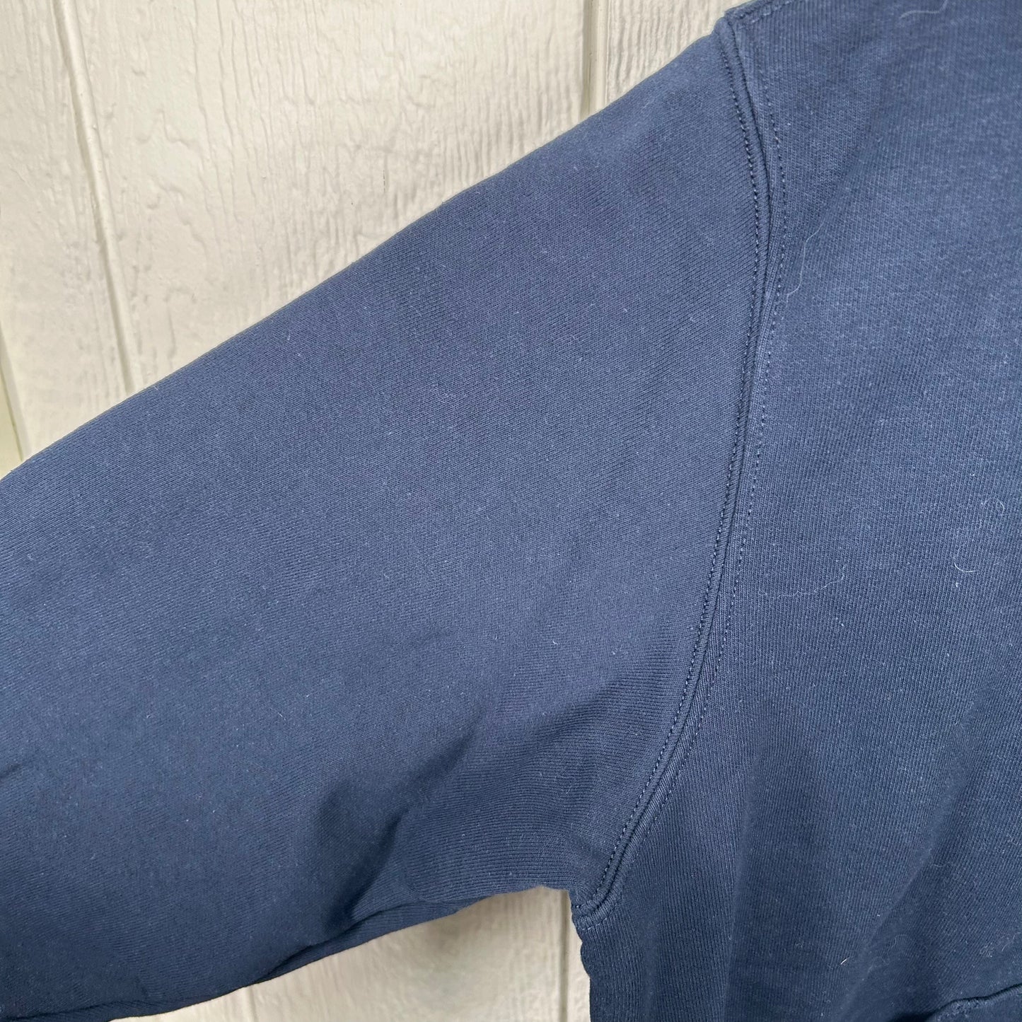 Y2K Navy Sleeve Hit Carhartt Hoodie (L)