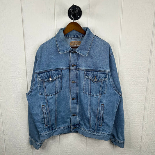 Vintage 90's Wrangler Button-Up Denim Jacket (L)