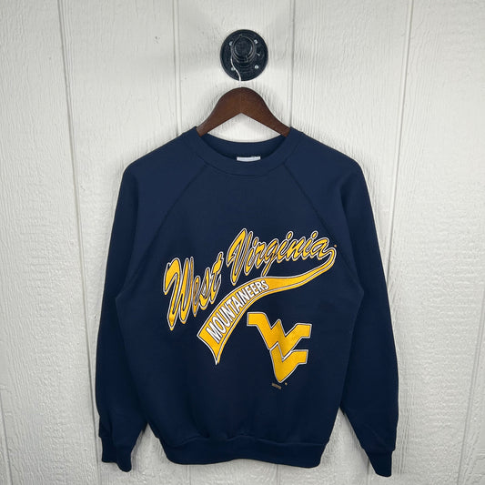 Vintage 90's West Virginia Mountaineers Graphic Crewneck (M)
