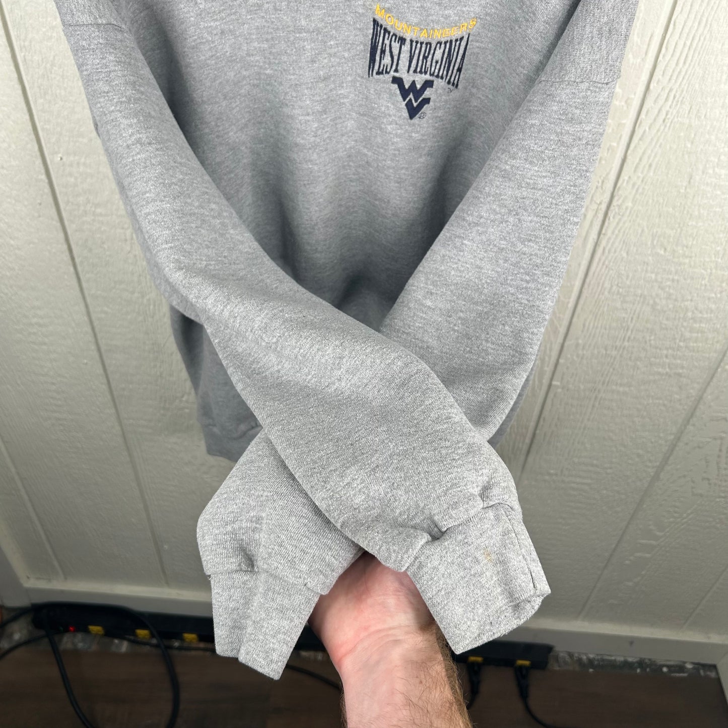 Vintage 90's West Virginia Mountaineers Turtleneck Crewneck (XL)