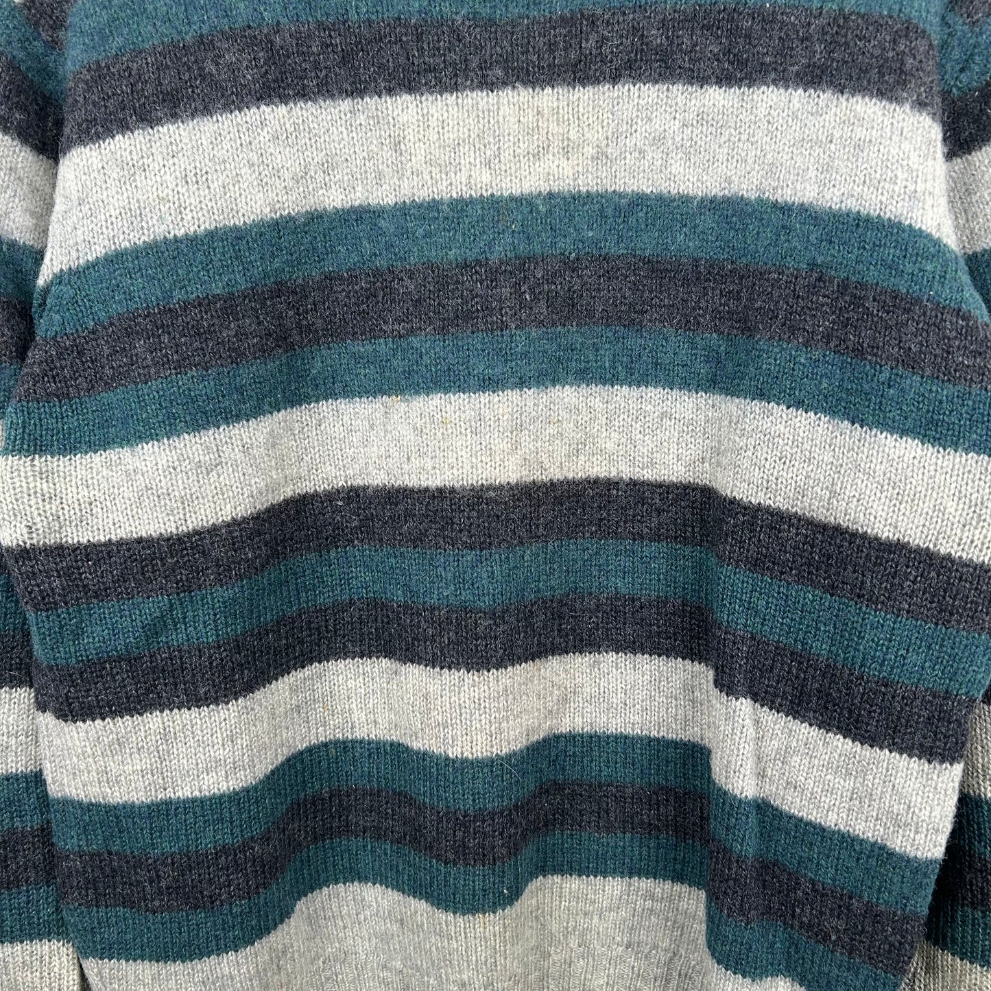 Vintage 90's Striped Wool Sweater (L)