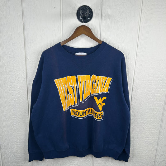 Vintage 80's West Virginia Mountaineers Heavyweight Graphic Crewneck (XL)