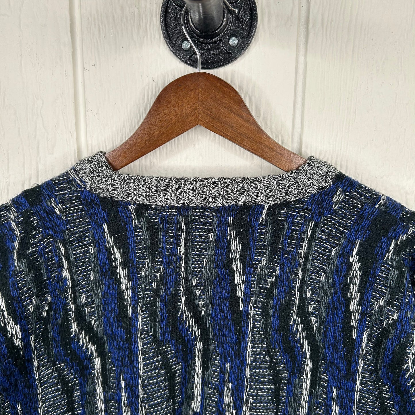 Vintage 90's Navy & Black Coogi Style Sweater (XL)