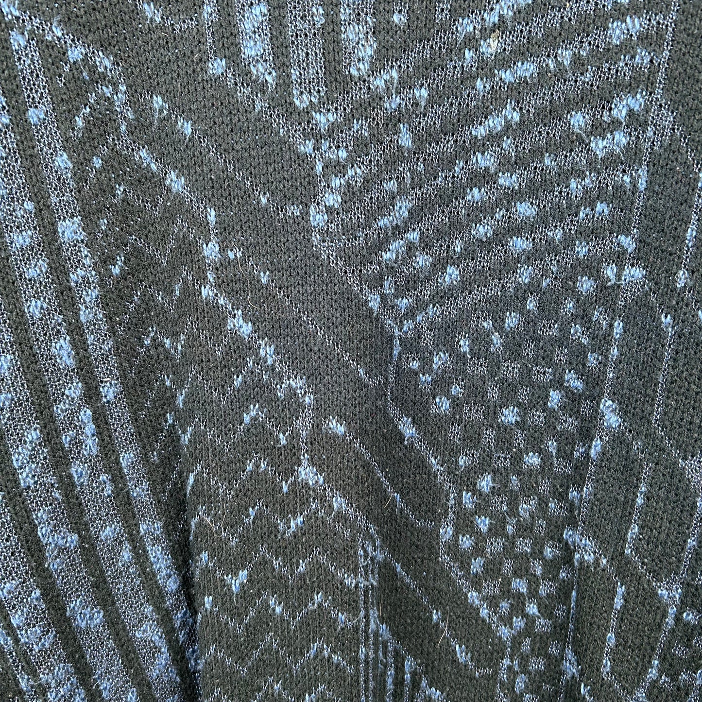 Vintage 90's Navy & Black Knit Sweater (M)