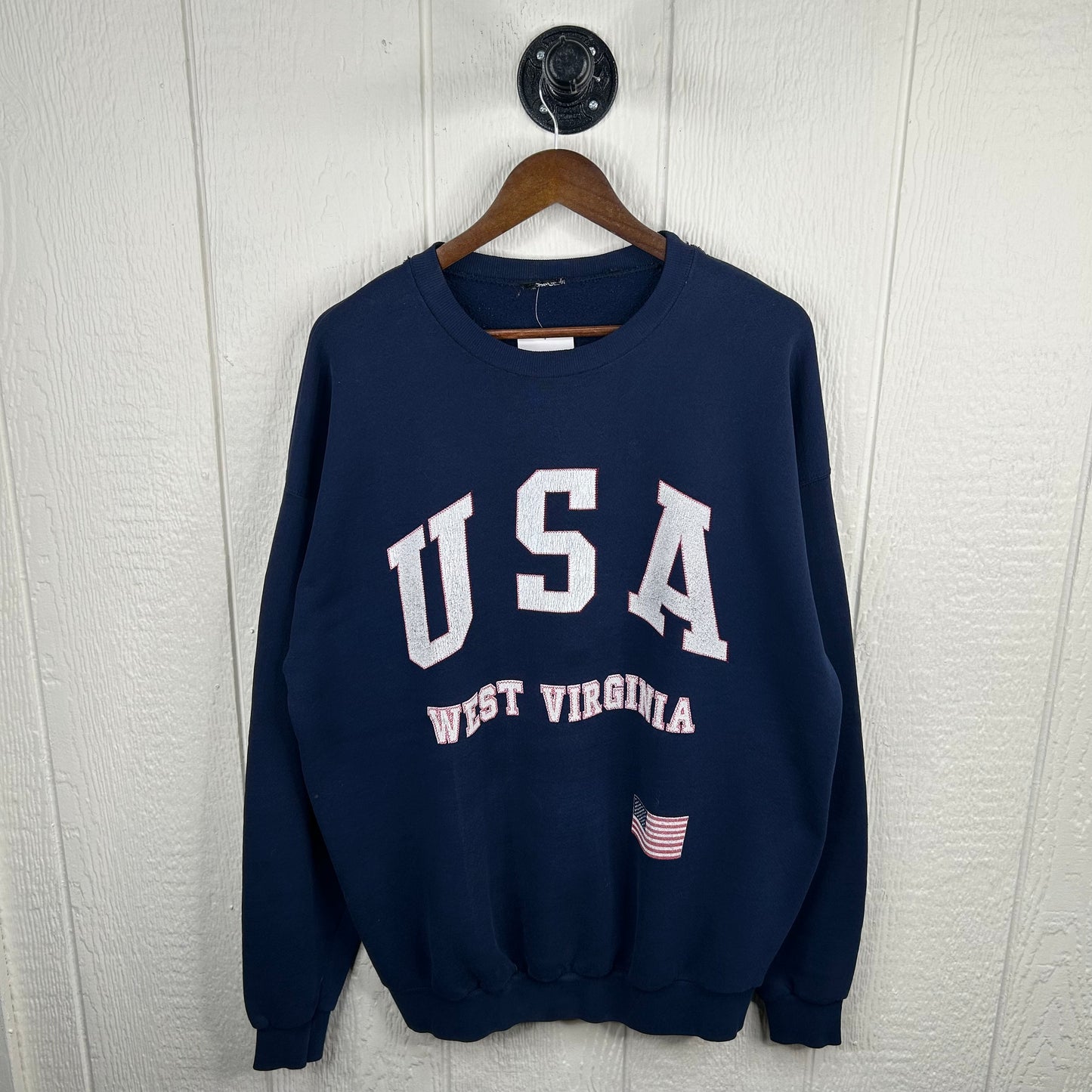 Vintage 90's West Virginia USA Graphic Crewneck (XL)