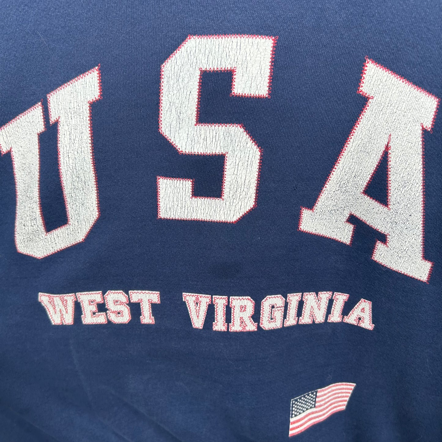 Vintage 90's West Virginia USA Graphic Crewneck (XL)