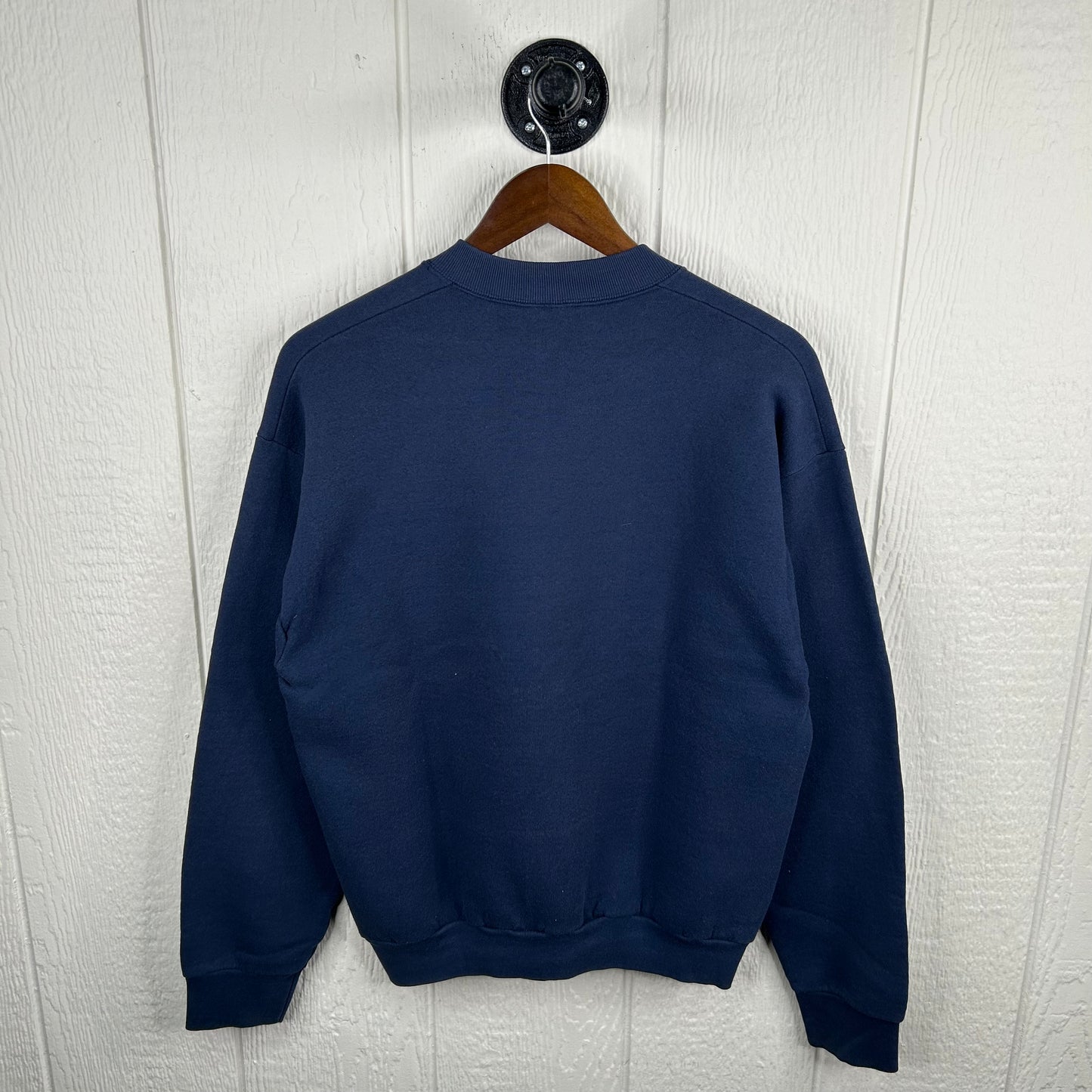 Vintage 90's WVU Mountaineers Spellout Graphic Crewneck (L)