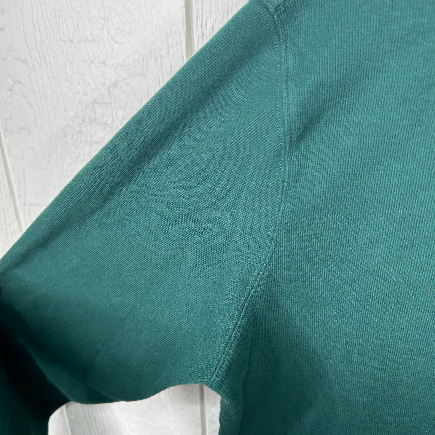 Vintage Polo Ralph Lauren Forest Green 1/4 Zip Sweatshirt (L)