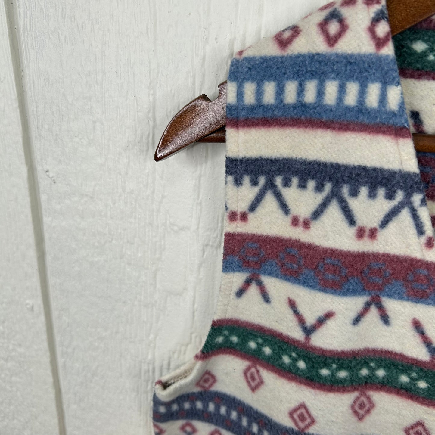 Vintage 90's Aztec Button-Up Sweater Vest (M)