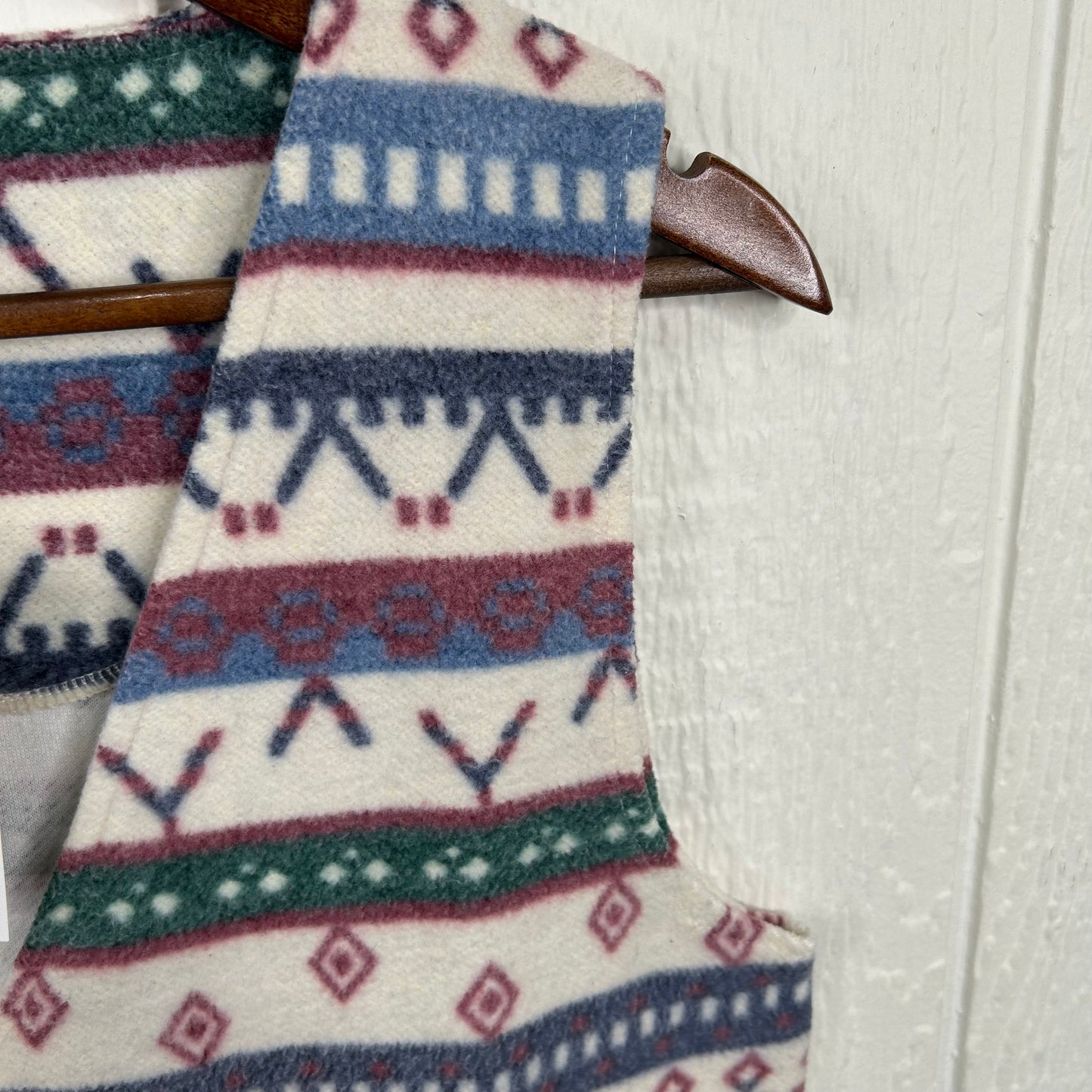 Vintage 90's Aztec Button-Up Sweater Vest (M)