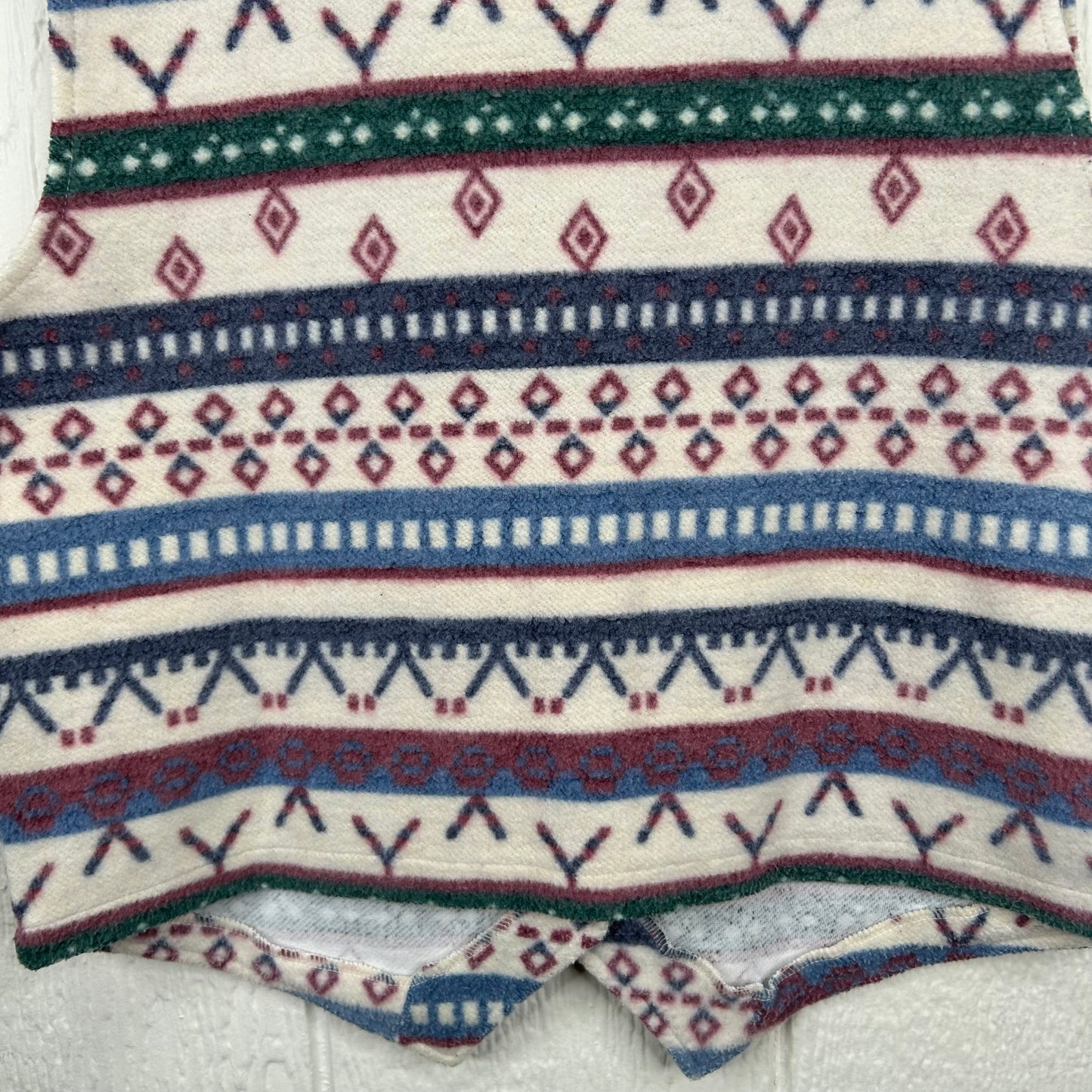Vintage 90's Aztec Button-Up Sweater Vest (M)