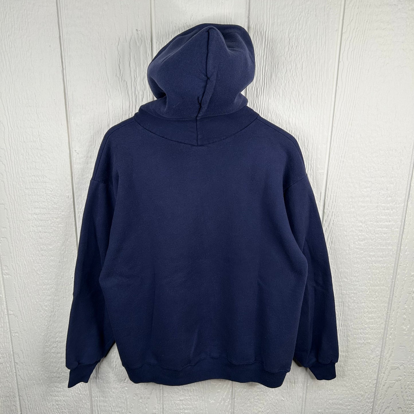 Vintage 80's Old English Font West Virginia University Hoodie (XL)